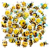 volumoon Small Bee Stickers, Pack of 50 Waterproof Bees and