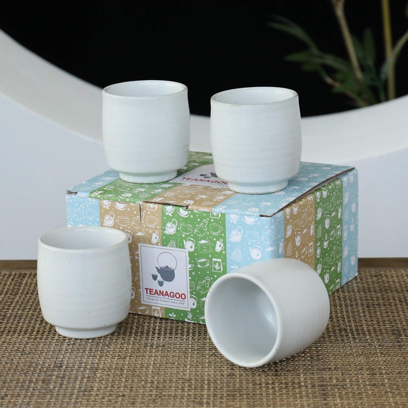 TEANAGOO ETC07, Pottery China Tea Cup for W08, 5.8 oz,
