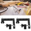 2pcs 90 Degree Positioning Squares L Shape Black Splicing Fixed
