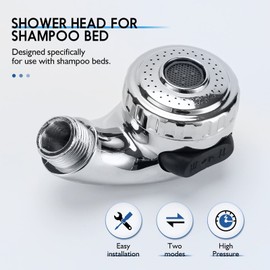 LukLoy 3Pack Professional Shampoo Bowl Sprayer Head Side Control for Salon Sink Sprayer Replacement Part