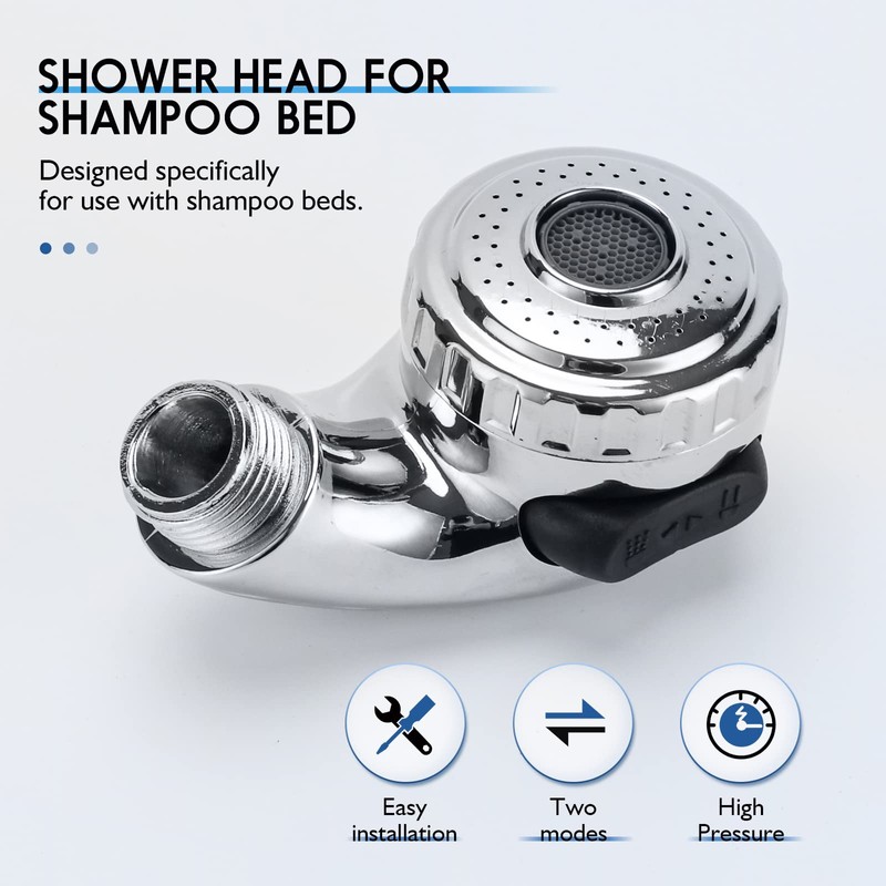 LukLoy 3Pack Professional Shampoo Bowl Sprayer Head Side Control for