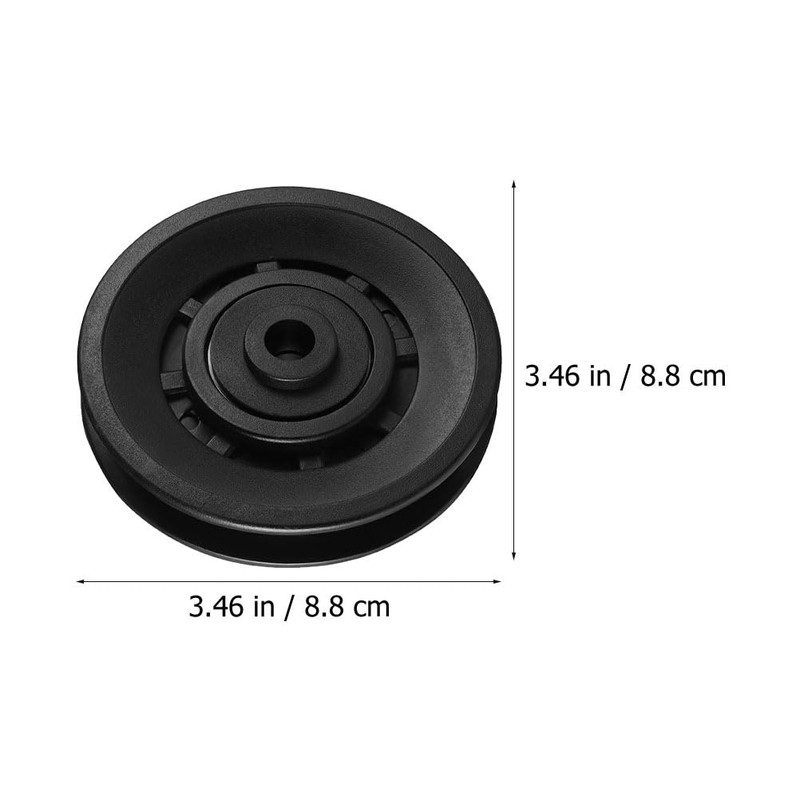 POPETPOP Rueda de polea para Equipos de Gimnasio : 2pcs