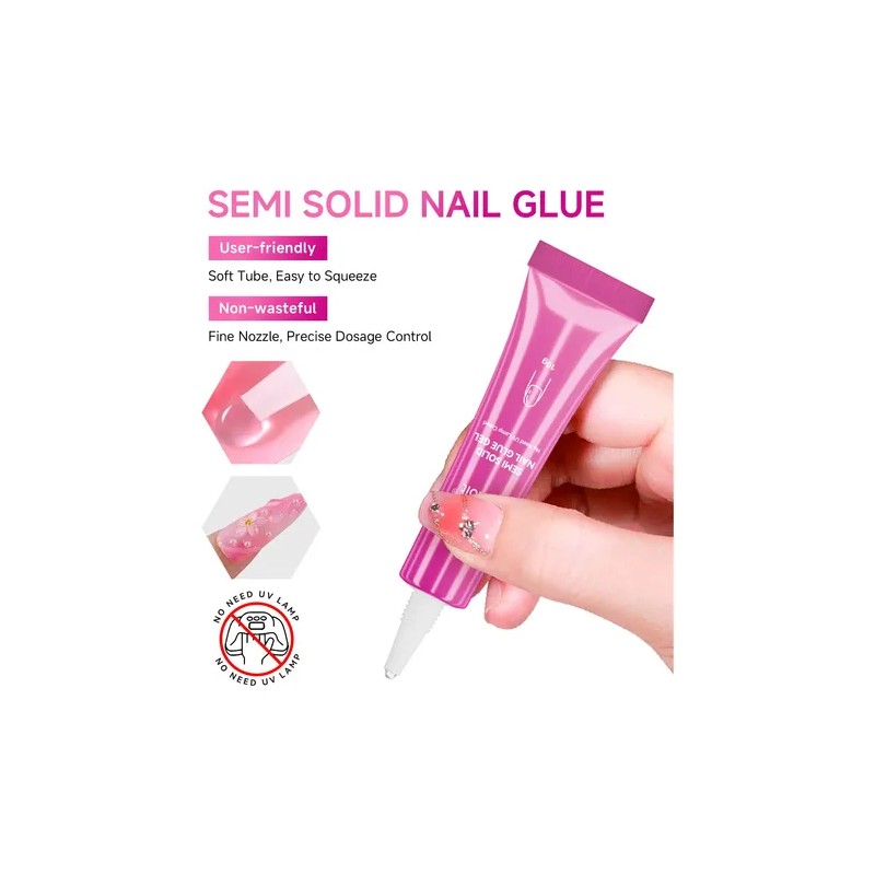 Sólido Pegamento De Gel Para Uñas 10g Gel De Extensión