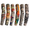 Booge 6 Pcs Temporary Tattoo Arm Sleeves, Unisex Arts Temporary