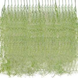Cindeer 24 Pack Fake Spanish Moss for Potted Plants Fake Artificial Hanging Garland Faux Greenery Moss for Indoor Outdoor Filler Crafts Decor(43 Inch,Green)