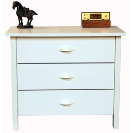 Venture Horizon 3 Drawer Nouvelle Chest White
