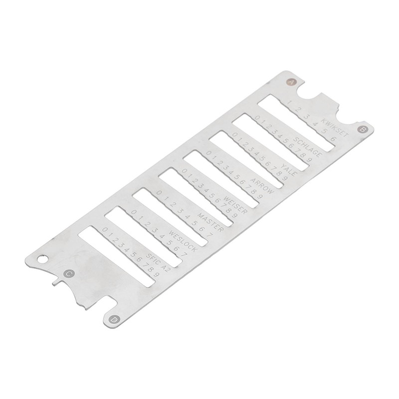 Key Decoder Spring Steel High Accuracy Portable Multifunctional 8 in