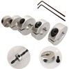 CESFONJER 5 PCS Drill Bit Depth Stop Coloring Positioner Spacing