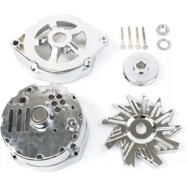 KN ALTERNATOR PARTS CHROME PLATED FRAME FAN PULLEY REPAIR KIT REG. BEARING FOR DELCO 10si ALTERNATOR