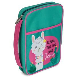 Llama Tell You About Jesus - Funda grande de lona con asa