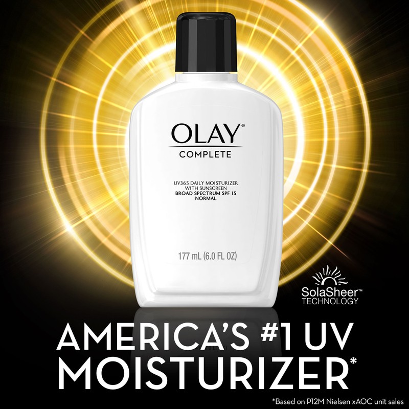 Olay Complete Lotion Moisturizer with SPF 15 Normal, 6.0 fl