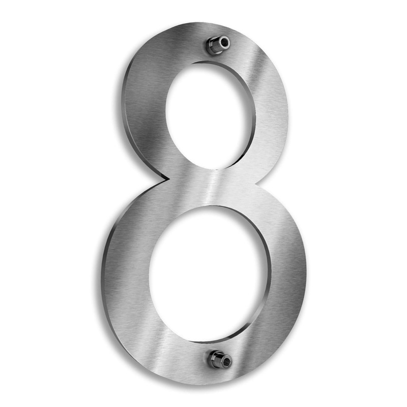 Metzler Stainless Steel House Number – Modern Design – Weatherproof