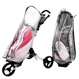 Liukouu Golf Bag Rain Cover, Golf Bag Rain Cover Waterproof PVC Golf Bag Rain Cover for Most Golf Bags, Dustproof Rain Cover for Golf Bag & Cart