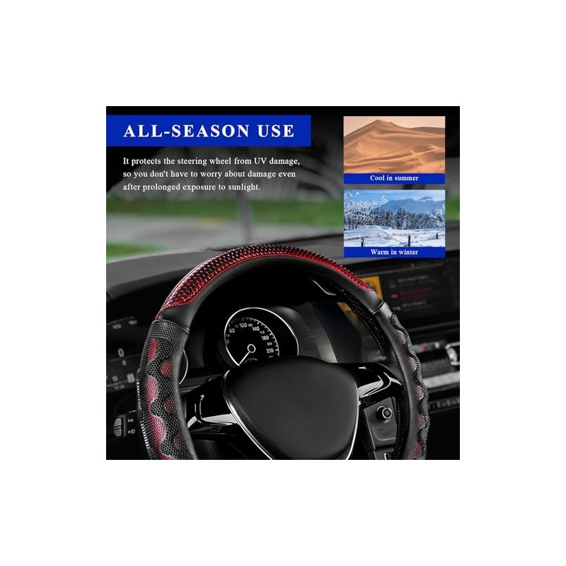 Sun Walker - Funda para volante de coche, protector de
