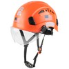 GREEN DEVIL Safety Helmet Hard Hat with Visor Chinstrap Adjustable