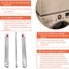 Mekar 29 Inch Laundry Stacking Kit Chrome Steel for KSTK1