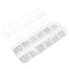 minkissy Fashionable Nail Charm Beads Compartment Mix for DIY Manicure