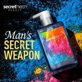 Secrethem Men's Intimate Cleansing Liquid pH Balancing Intimate Place Antibacterial Care Liquid Men's Lotion Comfort Body Care Springtok - Specification: Men