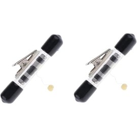 Sluswallow 2Pcs Black 120cm Invisible Thread Retractor, Mini/Small ITR Reel Magic Tricks Accessories Stage Street Floating Prop for Magician Magic Kits and Accessories, Novelty and Gag Toys