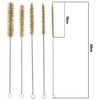 5pcs Brass Tube Cleaning Brush, Tube Brush, Cleaning Brush, Brass