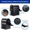 Pencil Sharpener Manual Pencil Sharpener with Container 5 Positions Adjustable