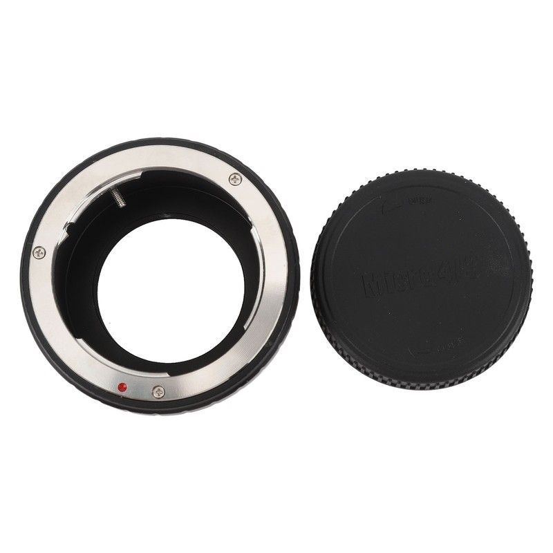 Lens Mount Adapter Ring with Back Cap Aluminum Alloy Lens