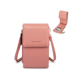 myfrdiay Roomy Pocket Small Crossbody Purse for Women, Flap Mini Shoulder Bag with 4 Credit Slots