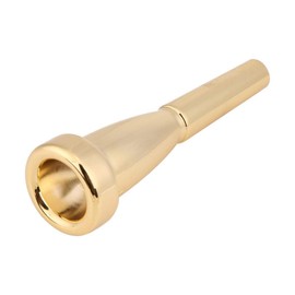 Trumpet Mouthpiece, Copper Trumpet Mouthpiece for 3C Size Musical Instrument (Gold)