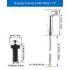 Universal Kitchen Sink Side Sprayer with Quick Side Connector Compatible