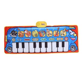 Children's Music Electronic Carpet New Fun Children's Early Education Music Game Piano Carpet(130x48cm )