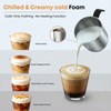 Single-Serve Rechargeable Milk Frother, Portable Mini Electric Cold-Only Foam Maker,