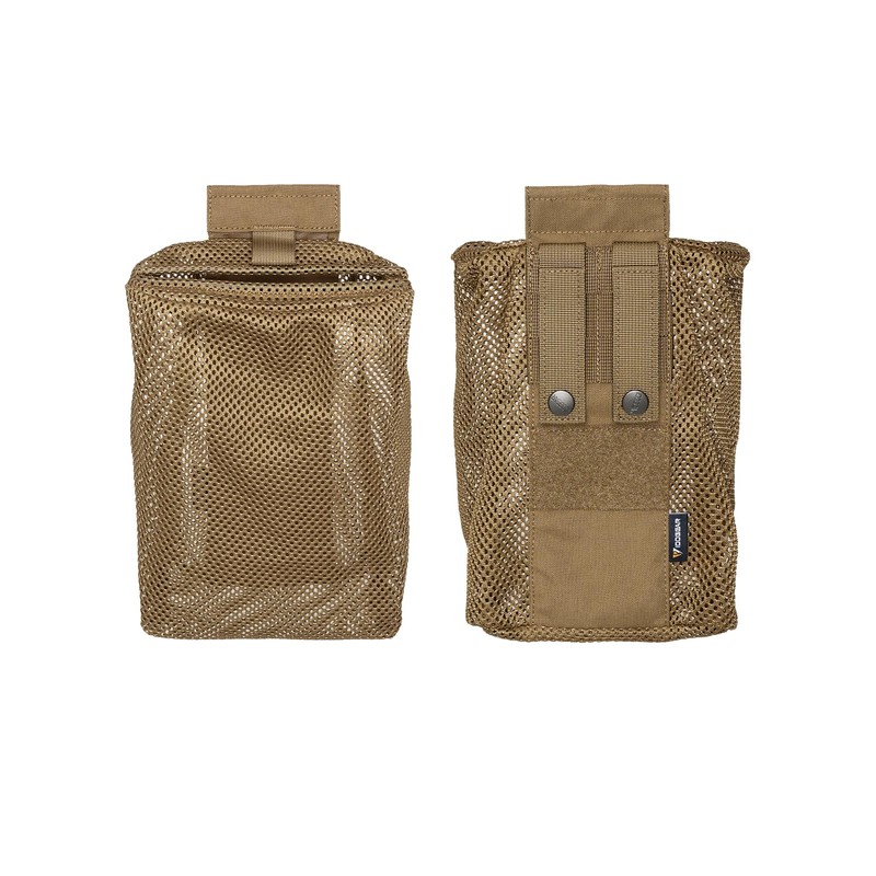 IDOGEAR Tactical Dump Pouch with Adjustable Metal Strip Closure Foldable