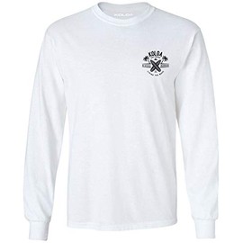 Koloa Surf Company Mens Kauai Surfboards Logo Long Sleeve Heavy Cotton Tee-XL-White/b