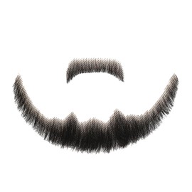 Felimoa Men's Realistic Mustache for Cosplay Costume, Cultural Festival, Theatre (A Type)