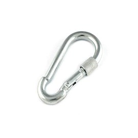 Fire Brigade Snap Hook with Lock Steel Carabiner 12 x 140 mm DIN 5299