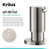 KRAUS 주방 비누 및 로션 디스펜서, 스팟 프리 스테인리스 스틸,