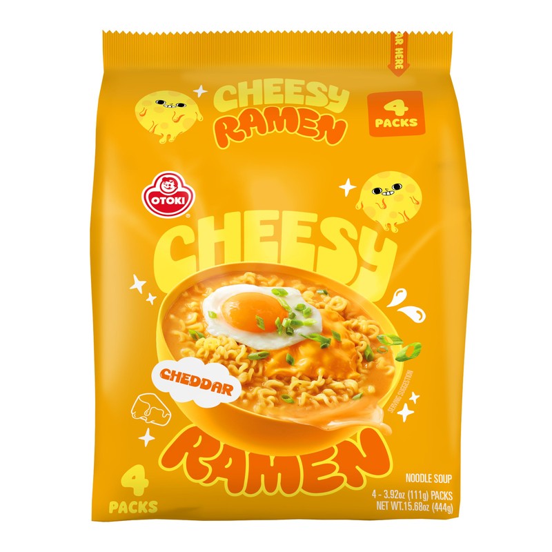 OTOKI Cheesy Ramen – Cheddar Flavor | Non-Spicy, Creamy &