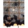 Gothic Black Lace BAT SPIDER LAMP SHADE COVER Topper Valance