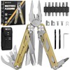 BIBURY Multitools, Multi Tool Foldable Pliers with Upgraded Scissors and
