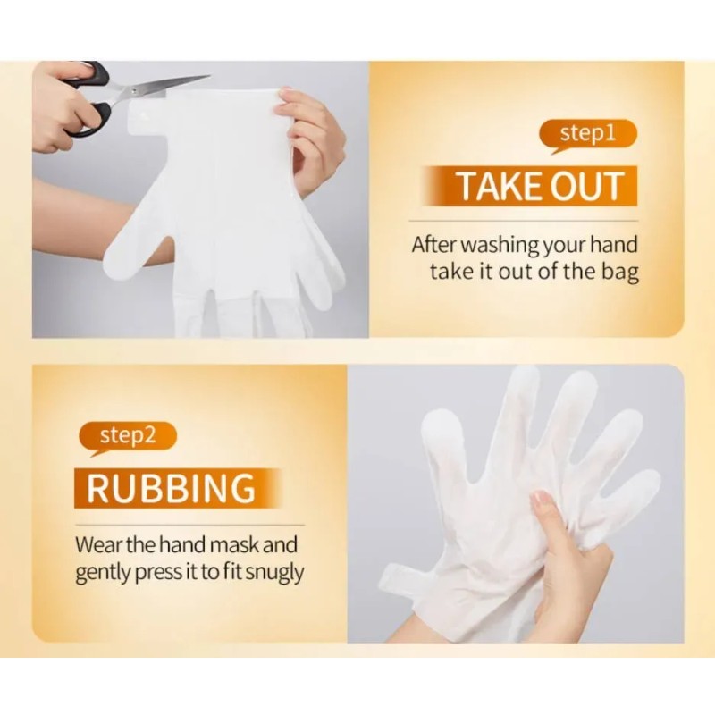 Lemon Nourishing And Tendering Hand Mask Autumns And Winter