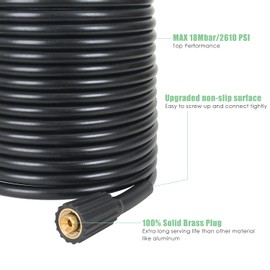 STYDDI 10M Pressure Washer Replacement Hose for Nilfisk Pressure Washer, Fits C100, C100.5, C100.7, C105, C105.7, C110, C110.3, C110.3-5, C110.4, C110.7, C120, C120.3-6, C125, C125.3-8, C120.5, C130