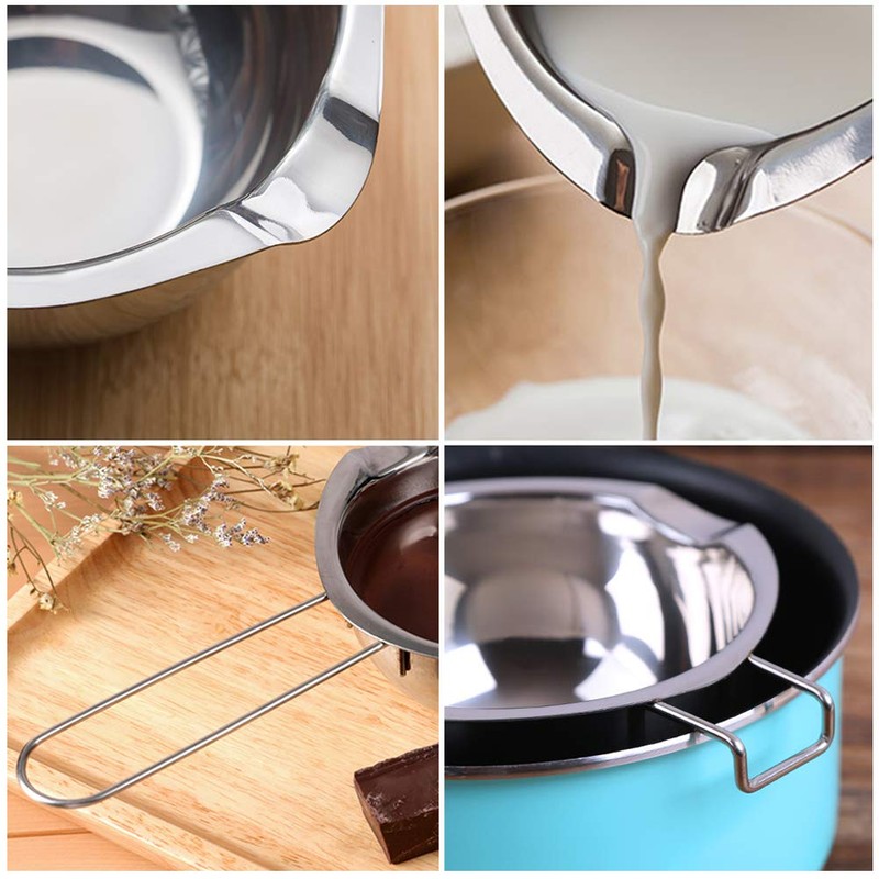 Double Boiler Stainless Steel Pot for Melting Chocolate, Candy and