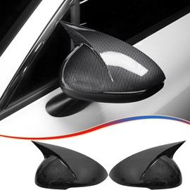 MUXEE Rear View Mirror Cover，for Kia K5/Optima 2021 2022 2023 2024 2025 Carbon Fiber Turn Signal Housing Cover Horned Mirror Cover Sets Accessories