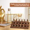 Juexica 18 Fingers Wood Ring Display Wooden Finger Ring Stand