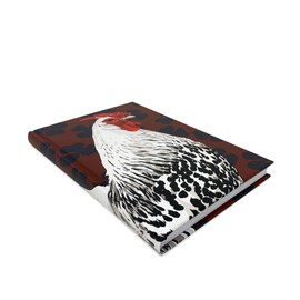 Leslie Gerry Rooster Hardback Notebook – Premium 160 Page A5 Lined Ruled Travel Journal