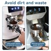 51mm Dosing Funnel, Zinc Alloy Coffee Dosing Funnel Ring Magnetic