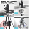 AVSIILE Single Hole Kitchen Faucets with Pull Down Sprayer, Single