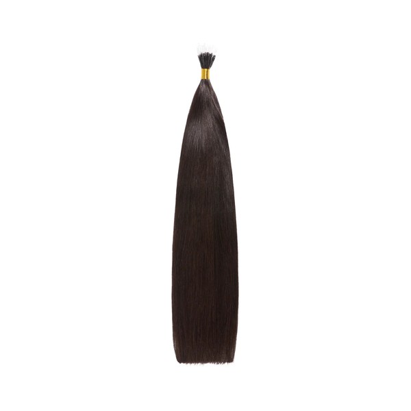 Cliphair US Darkest Brown (#2) Remy Royale Nano Bond Hair Extensions, 22" (50g)