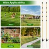 CYM-INSIST 24Pcs 48in Fiberglass Step-in Electric Fence Posts