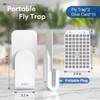 Fly Trap Indoor(2 Device + 10 Glue Cards), Fruit Fly